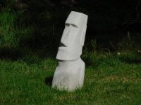 Tuinbeeld moai
