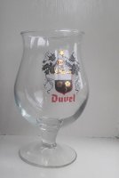 Vintage glas van Duvel met wapenschild