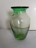 Mooi oud glazen vaasje jaren 50
