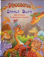 Dinosaurus Stencil boek om te lezen