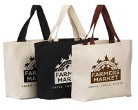 Canvas Tote Bag, Cotton Grocery Bag,