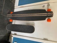 Longboard en skate board