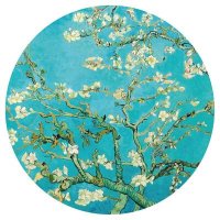 WallArt Behangcirkel Almond Blossom 142,5 cm12122