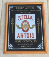 Grote spiegel Stella Artois - Rob