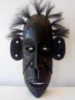 Afrikaans Masker 62cm hoog (haar niet