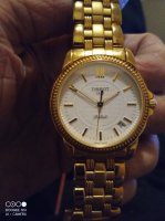 Zwitserse gouden horloge 18kt Tissot. 