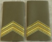 Rang Onderscheiding, Regenjas, Sergeant 1e Klasse,