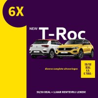 Volkswagen T-Roc 8x DIVERSE UITVOERINGEN AUT/SCHAKEL