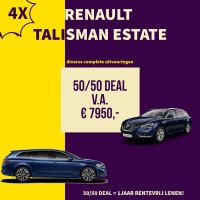 Renault Talisman 4x IN DIVERSE UITVOERINGEN