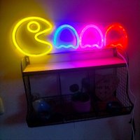 Neon led verlichting \'Pac Man\' smal