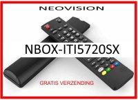 Vervangende afstandsbediening voor de NBOX-ITI5720SX 