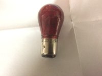 Rood gekleurde lamp 12 volt, 5w/21w