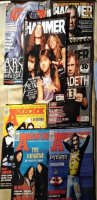 Allerlei heavy metal magazines