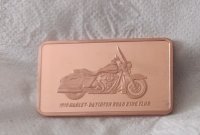 Harley Davidson/jubileum munt 