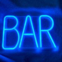 Neon verlichting led \'Bar\'  blauw