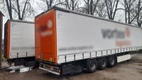 Krone SD curtainside trailers multiple units