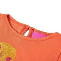 Kindershirt met lange mouwen 104 oranjebruin13805