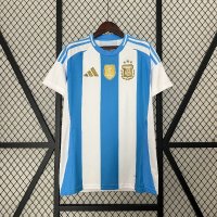 Argentinië thuis voetbalshirt 2024 Messi Dybala