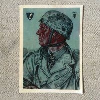 Wo2 - Duitse Fallschirmjäger postkaart -