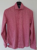 Blue Industry - roze overhemd lange