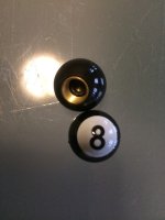 8 ball ventieldopjes (2 stuks) 