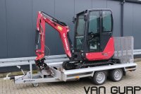 Yanmar SV17VT Powertilt + trailer 2700kg