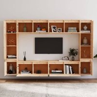VidaXL Tv-meubelen 8 st massief grenenhout3100194