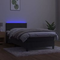 VidaXL Boxspring met matras en LED