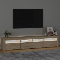 VidaXL Tv-meubel met LED-verlichting 210x35x40 cm