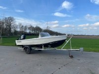 Aluminium speedboot, 40pk merucury, Incl trailer