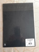 5x zwart papier /karton - A4-formaat