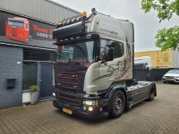 Scania R580 silver griffin 91/100 2016